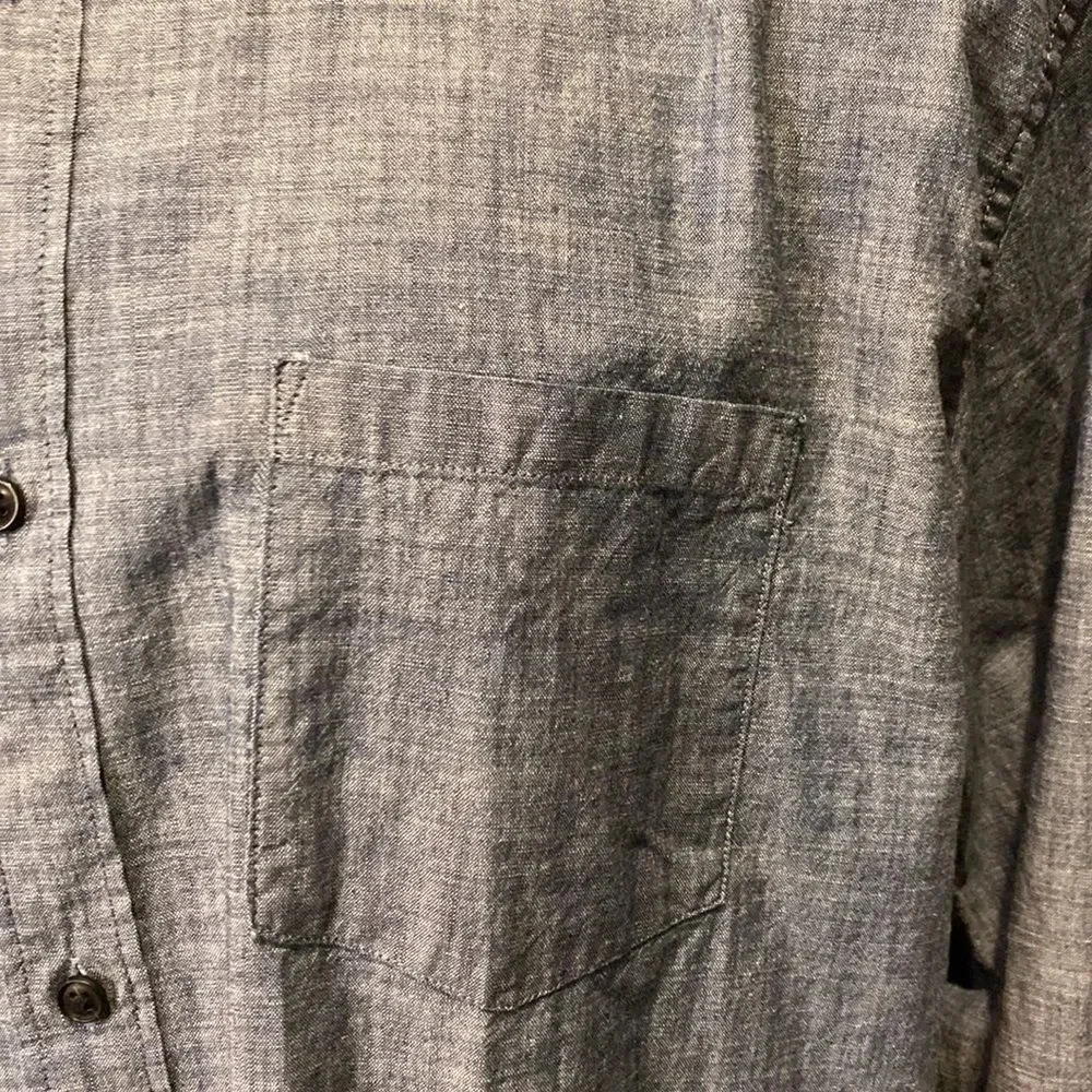 NWT Banana Republic XXL Grant Fit Button Down Dress Shirt Long Sleeve Pocket